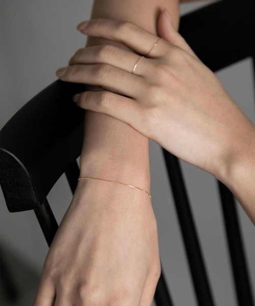 A part by（アパートバイ）の「K10チェーンリング　280490（リング・レディース・ゴールド/GOLD ・MEDIUM/LARGE/SMALL）」の12枚目の写真