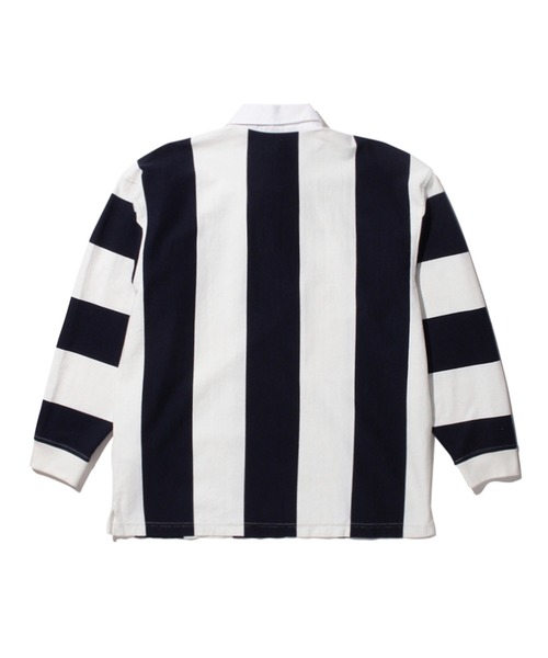 Levi's（リーバイス）の「ラグビーロングスリーブシャツ WALL PAPER STRIPE（ポロシャツ・メンズ・ブルー・XL/M/S/L）」の10枚目の写真