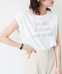 earth music&ecology | フレンチスリーブロゴＴシャツ(Tシャツ/カットソー)