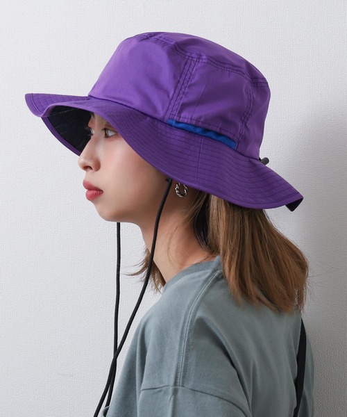 ZIP FIVE（ジップファイブ）の「【loot box】 アウトドア ハンティングハット （ハット・レディース・スカイブルー/ブラック/ダークグリーン/ベージュ/パープル/ネイビー/グレー/レッド/オフホワイト/カーキ/オレンジ/ブルー/ミント/ラベンダー/キャメル/ロイヤルブルー/ブラック系/ライトグレー系/グレー系/ベージュ系/グリーン系/ブルー系・FREE）」の18枚目の写真