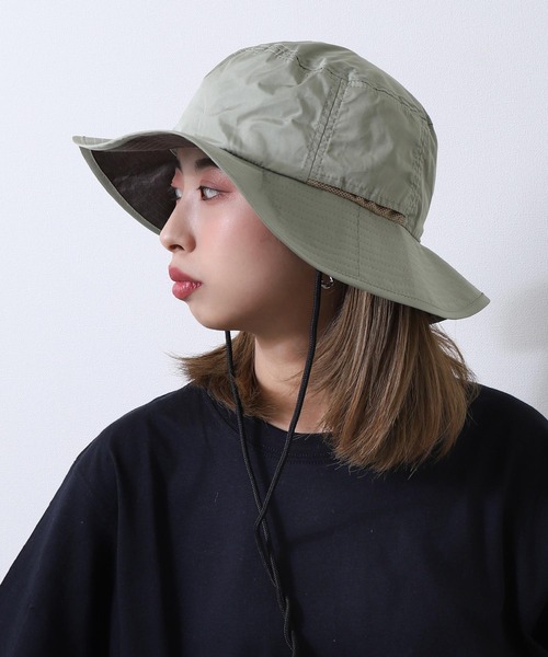 ZIP FIVE（ジップファイブ）の「【loot box】 アウトドア ハンティングハット （ハット・レディース・スカイブルー/ブラック/ダークグリーン/ベージュ/パープル/ネイビー/グレー/レッド/オフホワイト/カーキ/オレンジ/ブルー/ミント/ラベンダー/キャメル/ロイヤルブルー/ブラック系/ライトグレー系/グレー系/ベージュ系/グリーン系/ブルー系・FREE）」の11枚目の写真