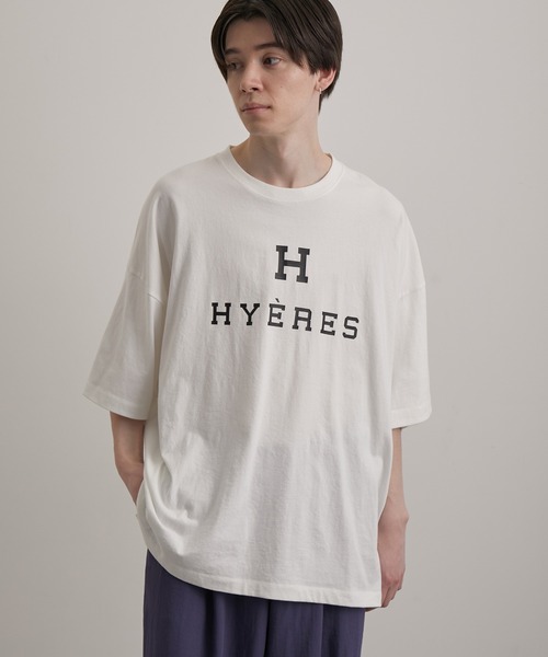 JUNRED(ジュンレッド)の「ビッグフォントプリントルーズTEE(Tシャツ/カットソー・メンズ・ホワイト/チャコールグレー/グリーン・S/M/L)」の6枚目の写真