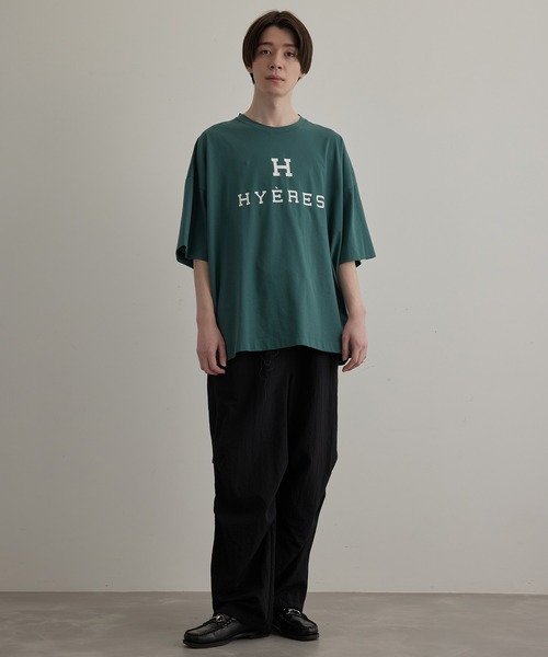 JUNRED(ジュンレッド)の「ビッグフォントプリントルーズTEE(Tシャツ/カットソー・メンズ・ホワイト/チャコールグレー/グリーン・S/M/L)」の14枚目の写真