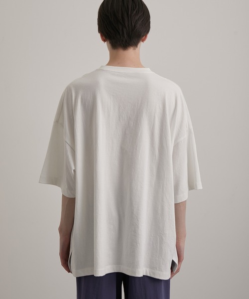 JUNRED(ジュンレッド)の「ビッグフォントプリントルーズTEE(Tシャツ/カットソー・メンズ・ホワイト/チャコールグレー/グリーン・S/M/L)」の18枚目の写真