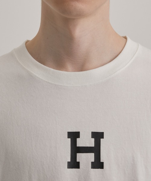 JUNRED(ジュンレッド)の「ビッグフォントプリントルーズTEE(Tシャツ/カットソー・メンズ・ホワイト/チャコールグレー/グリーン・S/M/L)」の19枚目の写真