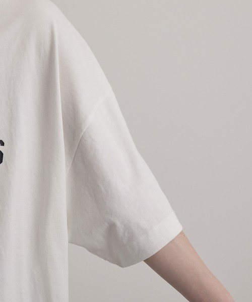 JUNRED(ジュンレッド)の「ビッグフォントプリントルーズTEE(Tシャツ/カットソー・メンズ・ホワイト/チャコールグレー/グリーン・S/M/L)」の21枚目の写真