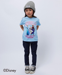 X-girl Stages | Disney（ディズニー）【アナと雪の女王】 S/S TEE FROZEN (4T～7T)(Tシャツ/カットソー)