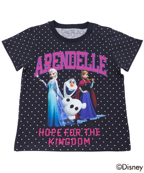 X-girl Stages(エックスガールステージス)の「Disney(ディズニー)【アナと雪の女王】 S/S TEE FROZEN (4T~7T)(Tシャツ/カットソー・キッズ・ホワイト/ブラック/ライトブルー・4T/6T/7T/5T)」の6枚目の写真