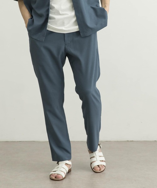 URBAN RESEARCH(アーバンリサーチ)の「URBAN RESEARCH iD LINEN LIKE EASY PANTS(その他パンツ・メンズ・ラベンダー/ブラック/ブルー系その他・MEDIUM/LARGE)」の3枚目の写真