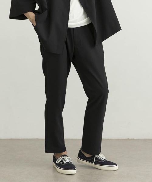 URBAN RESEARCH(アーバンリサーチ)の「URBAN RESEARCH iD LINEN LIKE EASY PANTS(その他パンツ・メンズ・ラベンダー/ブラック/ブルー系その他・MEDIUM/LARGE)」の2枚目の写真