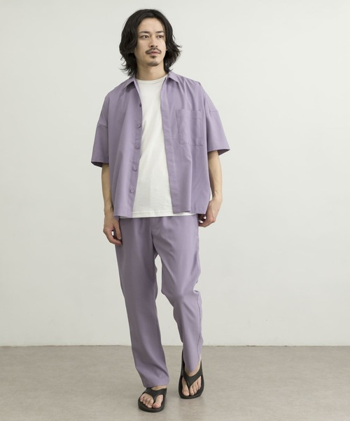 URBAN RESEARCH(アーバンリサーチ)の「URBAN RESEARCH iD LINEN LIKE EASY PANTS(その他パンツ・メンズ・ラベンダー/ブラック/ブルー系その他・MEDIUM/LARGE)」の5枚目の写真