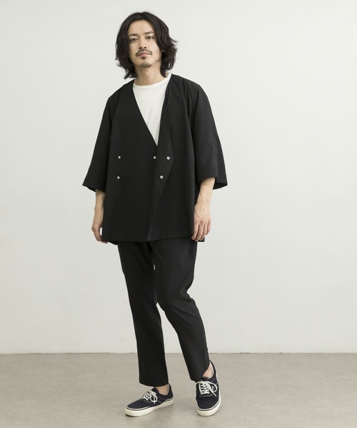URBAN RESEARCH(アーバンリサーチ)の「URBAN RESEARCH iD LINEN LIKE EASY PANTS(その他パンツ・メンズ・ラベンダー/ブラック/ブルー系その他・MEDIUM/LARGE)」の8枚目の写真