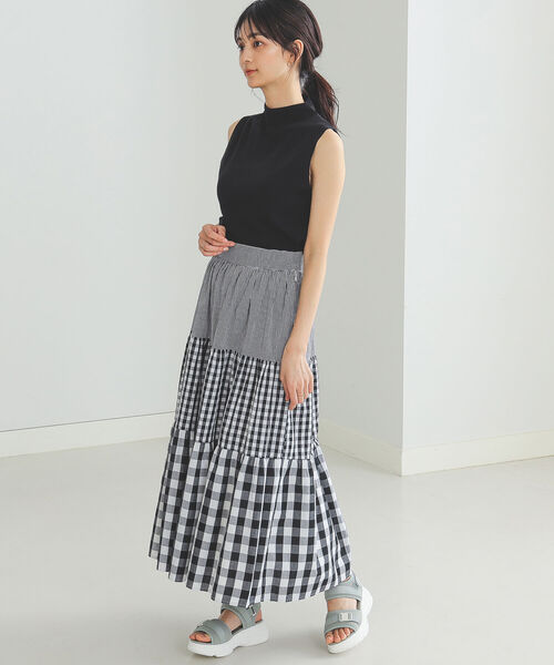BEAMS HEART(ビームスハート)の「BEAMS HEART / ノースリーブ ハイネック プルオーバー(Tシャツ/カットソー・レディース・ブラウン系その他2/グリーン系その他4/ブラウン系その他3/ブラック・FREE)」の9枚目の写真