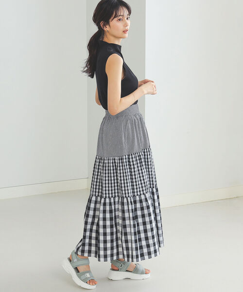 BEAMS HEART(ビームスハート)の「BEAMS HEART / ノースリーブ ハイネック プルオーバー(Tシャツ/カットソー・レディース・ブラウン系その他2/グリーン系その他4/ブラウン系その他3/ブラック・FREE)」の10枚目の写真