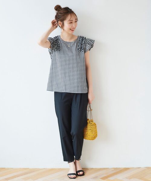 le.coeur blanc（ルクールブラン）の「BAGMATI ネットバッグ（ハンドバッグ・レディース・イエロー/ブルー/モカ・FREE）」の16枚目の写真