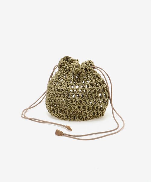 le.coeur blanc（ルクールブラン）の「BAGMATI ネットバッグ（ハンドバッグ・レディース・イエロー/ブルー/モカ・FREE）」の11枚目の写真