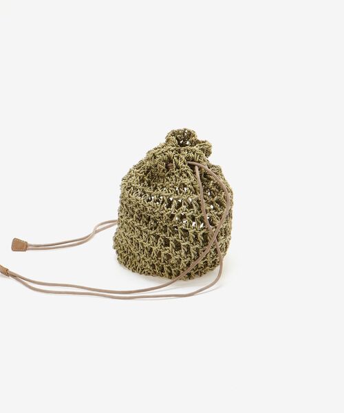 le.coeur blanc（ルクールブラン）の「BAGMATI ネットバッグ（ハンドバッグ・レディース・イエロー/ブルー/モカ・FREE）」の9枚目の写真