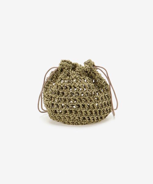 le.coeur blanc（ルクールブラン）の「BAGMATI ネットバッグ（ハンドバッグ・レディース・イエロー/ブルー/モカ・FREE）」の8枚目の写真