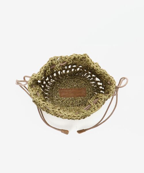 le.coeur blanc（ルクールブラン）の「BAGMATI ネットバッグ（ハンドバッグ・レディース・イエロー/ブルー/モカ・FREE）」の6枚目の写真