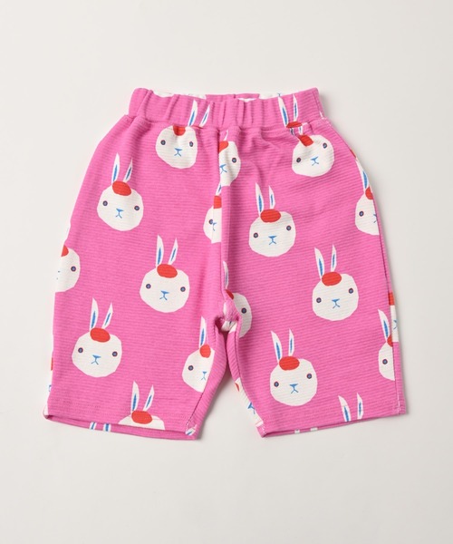 HOGAN RANCH WEAR（ホーガンランチウエア）の「ソウガラサルエルハーフパンツ（80～130cm）（その他パンツ・キッズ・オフホワイト/マルチ/アイボリー/ピンク/ストライプ/ブルー/ライトグリーン/グリーン・90/80/120/100/130/110）」の6枚目の写真