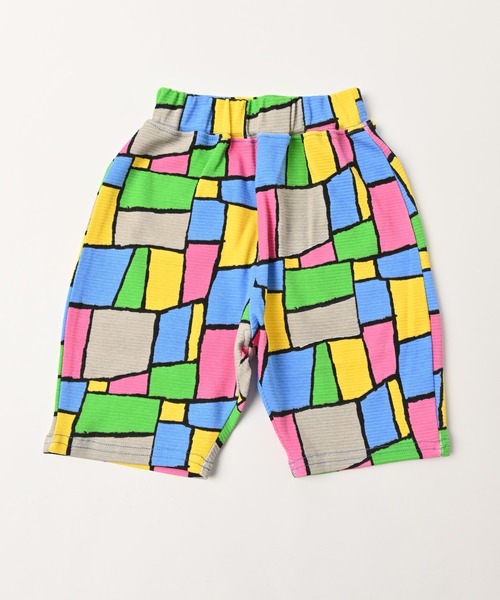 HOGAN RANCH WEAR（ホーガンランチウエア）の「ソウガラサルエルハーフパンツ（80～130cm）（その他パンツ・キッズ・オフホワイト/マルチ/アイボリー/ピンク/ストライプ/ブルー/ライトグリーン/グリーン・90/80/120/100/130/110）」の7枚目の写真