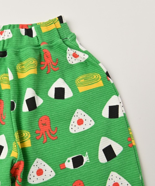 HOGAN RANCH WEAR（ホーガンランチウエア）の「ソウガラサルエルハーフパンツ（80～130cm）（その他パンツ・キッズ・オフホワイト/マルチ/アイボリー/ピンク/ストライプ/ブルー/ライトグリーン/グリーン・90/80/120/100/130/110）」の9枚目の写真