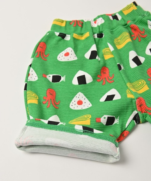 HOGAN RANCH WEAR（ホーガンランチウエア）の「ソウガラサルエルハーフパンツ（80～130cm）（その他パンツ・キッズ・オフホワイト/マルチ/アイボリー/ピンク/ストライプ/ブルー/ライトグリーン/グリーン・90/80/120/100/130/110）」の10枚目の写真