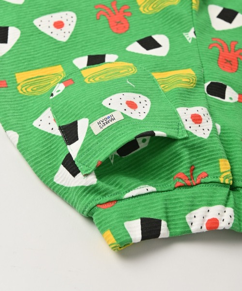 HOGAN RANCH WEAR（ホーガンランチウエア）の「ソウガラサルエルハーフパンツ（80～130cm）（その他パンツ・キッズ・オフホワイト/マルチ/アイボリー/ピンク/ストライプ/ブルー/ライトグリーン/グリーン・90/80/120/100/130/110）」の11枚目の写真