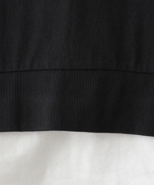 GLOBAL WORK（グローバルワーク）の「フェイクレイヤードT半袖/276868（Tシャツ/カットソー・レディース・ブラウン/ブラック/ラベンダー/オリーブ/ベージュ・MEDIUM/LARGE）」の16枚目の写真