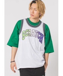 RE730(アールイーセブンサーティー)のRE730 バスケタンクトップ ワイドシルエットゲームシャツ(タンクトップ)