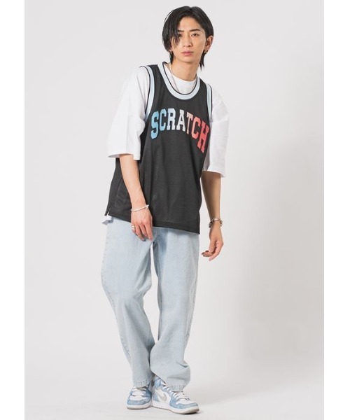 セール】RE730 バスケタンクトップ ワイドシルエットゲーム