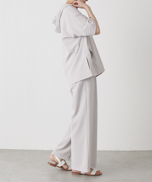 BEARDSLEY(ビアズリー)の「ドライタッチフードプルオーバー(パーカー・レディース・ブラック/ライトグレー・FREE)」の18枚目の写真