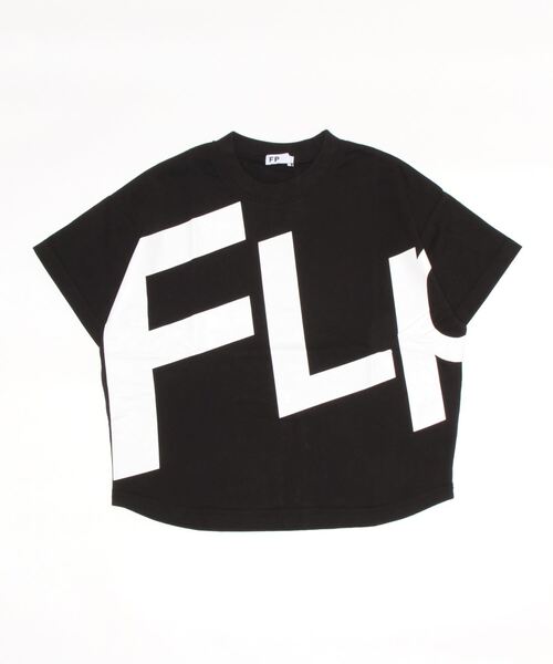 F.P（エフピー）の「ビッグロゴTシャツ（Tシャツ/カットソー・キッズ・ブラック/オフホワイト・110cm/120cm/130cm/140cm/150cm/160cm/170cm）」の2枚目の写真