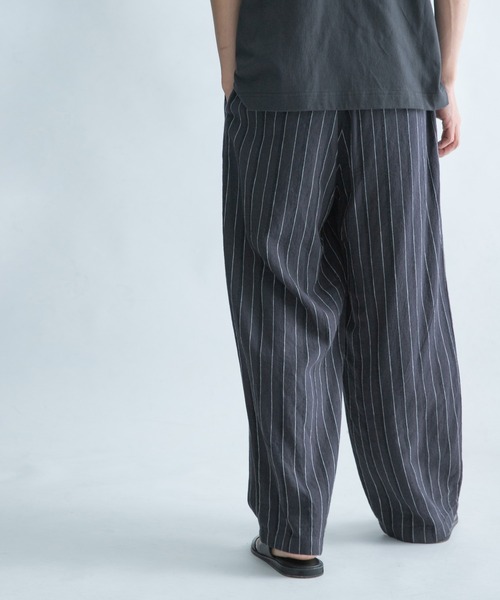 FORK&SPOON(フォークアンドスプーン)の「FORK&SPOON ピンストライプヘリンボーンパンツ(その他パンツ・メンズ・チャコールグレー/ナチュラル・5/4)」の19枚目の写真