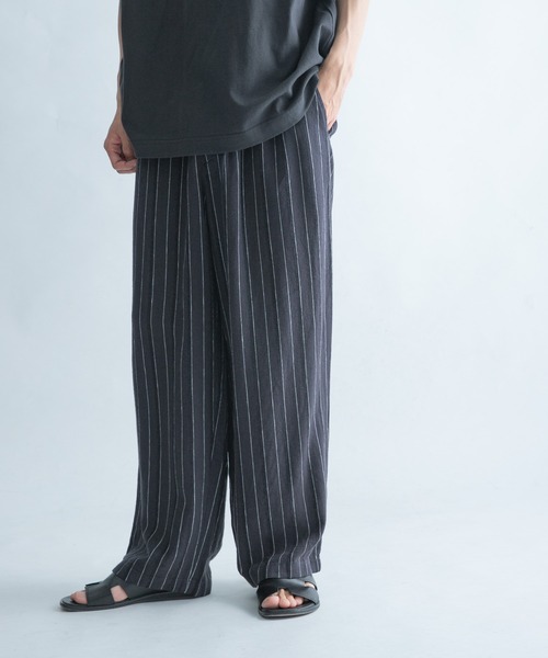 FORK&SPOON(フォークアンドスプーン)の「FORK&SPOON ピンストライプヘリンボーンパンツ(その他パンツ・メンズ・チャコールグレー/ナチュラル・5/4)」の22枚目の写真