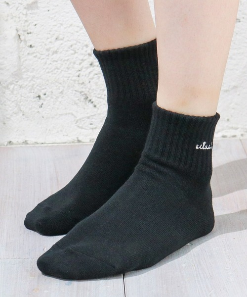 Honeys（ハニーズ）の「ショート丈ロゴソックス（ソックス/靴下・レディース・グリーン/ブラック/ブラック×ホワイト/イエロー/ホワイト/ホワイト×ブラック/ブルー/オレンジ・FREE）」の16枚目の写真