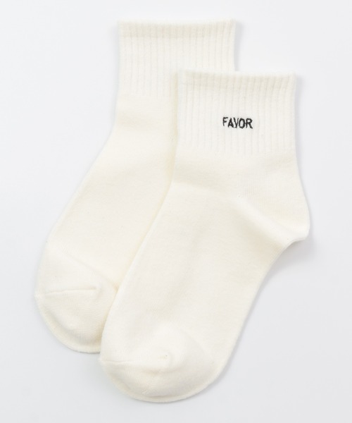 Honeys（ハニーズ）の「ショート丈ロゴソックス（ソックス/靴下・レディース・グリーン/ブラック/ブラック×ホワイト/イエロー/ホワイト/ホワイト×ブラック/ブルー/オレンジ・FREE）」の22枚目の写真