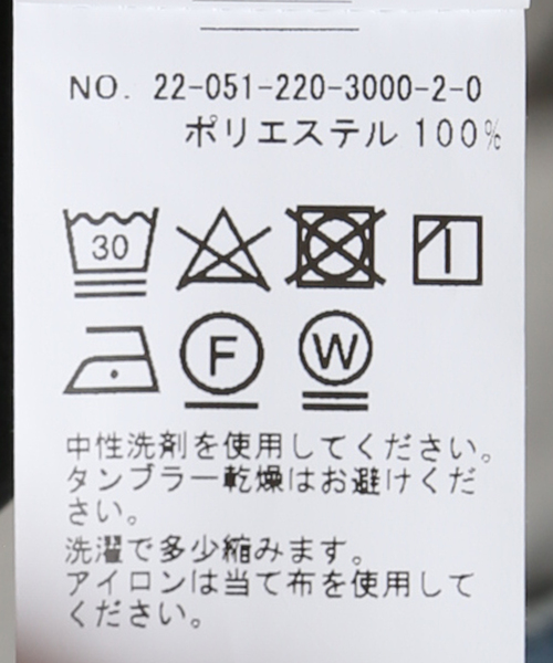 FRAMeWORK(フレームワーク)の「撥水強撚ポリエステルブラウス(シャツ/ブラウス・レディース・チャコールグレー/ブラック/ベージュ・FREE)」の22枚目の写真
