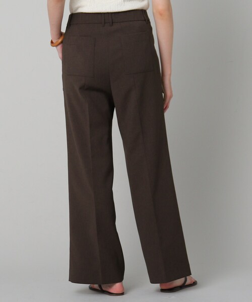 UNTITLED（アンタイトル）の「◆【美シルエット】ハイウエスト ストレッチパンツ＜洗える／オンオフどちらも＞（その他パンツ・レディース・ダークブラウン/ブラック・00/02/44/48/03/01/42/46/04/50）」の6枚目の写真