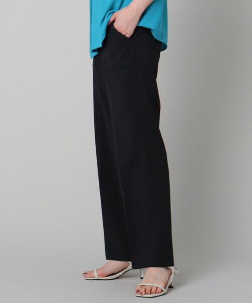 UNTITLED（アンタイトル）の「◆【美シルエット】ハイウエスト ストレッチパンツ＜洗える／オンオフどちらも＞（その他パンツ・レディース・ダークブラウン/ブラック・00/02/44/48/03/01/42/46/04/50）」の13枚目の写真