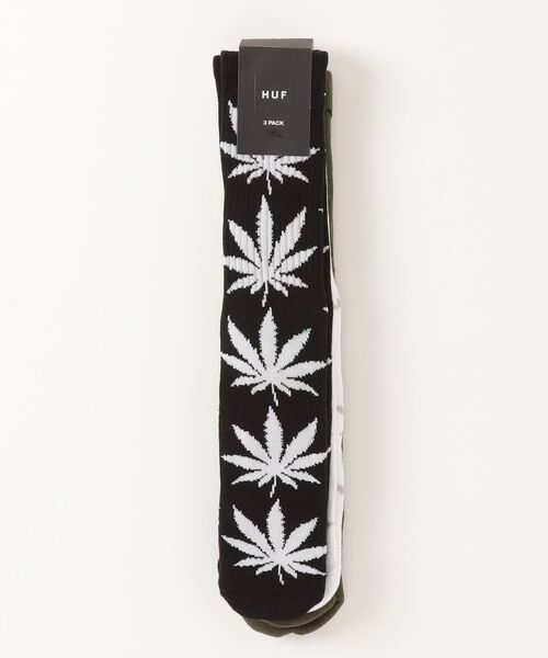 HUF(ハフ)の「【HUF】ハフ ESSENTIALS PLANTLIFE SOCK 3PACK ソックス 靴下 3足パック 3Pセット SK00465 SK00738(ソックス/靴下・メンズ・マルチ/その他/その他1/その他2/その他3/その他4・FREE)」の5枚目の写真
