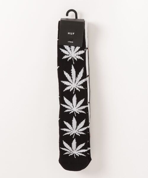 HUF(ハフ)の「【HUF】ハフ ESSENTIALS PLANTLIFE SOCK 3PACK ソックス 靴下 3足パック 3Pセット SK00465 SK00738(ソックス/靴下・メンズ・マルチ/その他/その他1/その他2/その他3/その他4・FREE)」の2枚目の写真
