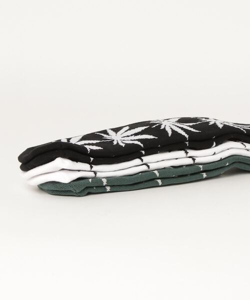 HUF(ハフ)の「【HUF】ハフ ESSENTIALS PLANTLIFE SOCK 3PACK ソックス 靴下 3足パック 3Pセット SK00465 SK00738(ソックス/靴下・メンズ・マルチ/その他/その他1/その他2/その他3/その他4・FREE)」の8枚目の写真