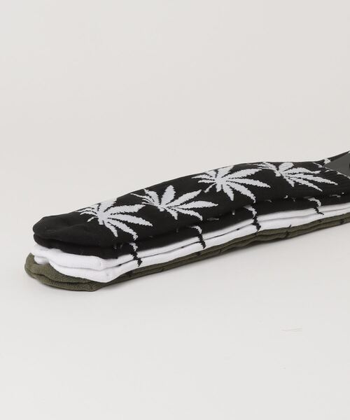 HUF(ハフ)の「【HUF】ハフ ESSENTIALS PLANTLIFE SOCK 3PACK ソックス 靴下 3足パック 3Pセット SK00465 SK00738(ソックス/靴下・メンズ・マルチ/その他/その他1/その他2/その他3/その他4・FREE)」の12枚目の写真
