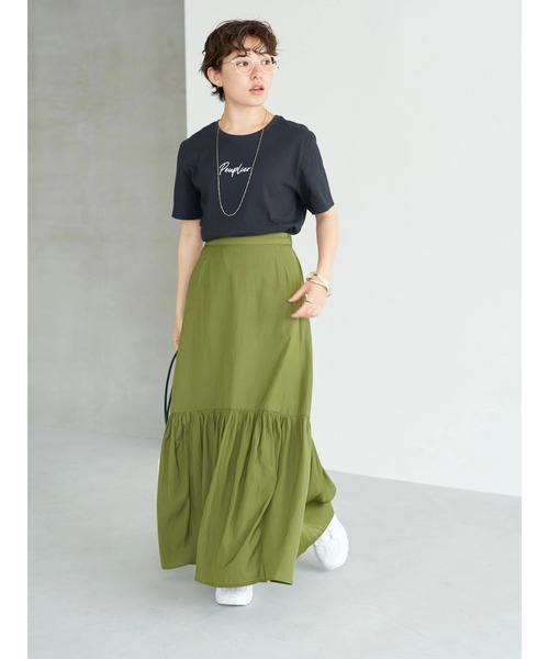 earth music&ecology（アースミュージックアンドエコロジー）の「peuplier Tシャツ（Tシャツ/カットソー・レディース・ブラック/ラベンダー/その他7/ホワイト系その他2/ホワイト系その他4・S/M）」の18枚目の写真