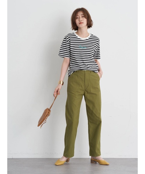 earth music&ecology（アースミュージックアンドエコロジー）の「peuplier Tシャツ（Tシャツ/カットソー・レディース・ブラック/ラベンダー/その他7/ホワイト系その他2/ホワイト系その他4・S/M）」の8枚目の写真