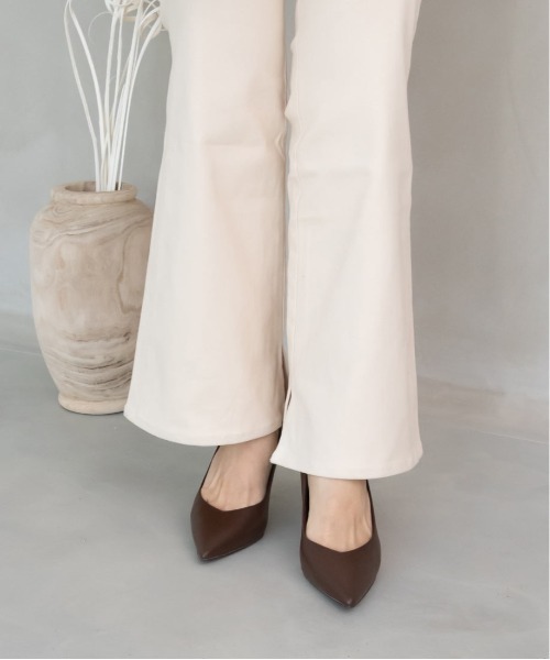 RANDA（ランダ）の「Vカットピンヒールパンプス（パンプス・レディース・ブラック/ベージュ/ブラウン・23/24/25/25.5/22.5/24.5/23.5/22）」の7枚目の写真