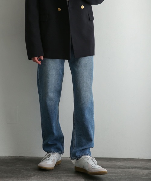 SENSE OF PLACE by URBAN RESEARCH（センスオブプレイスバイアーバンリサーチ）の「デニムテーパードパンツ（デニムパンツ・メンズ・インディゴブルー/ライトインディゴブルー・MEDIUM/LARGE）」の11枚目の写真