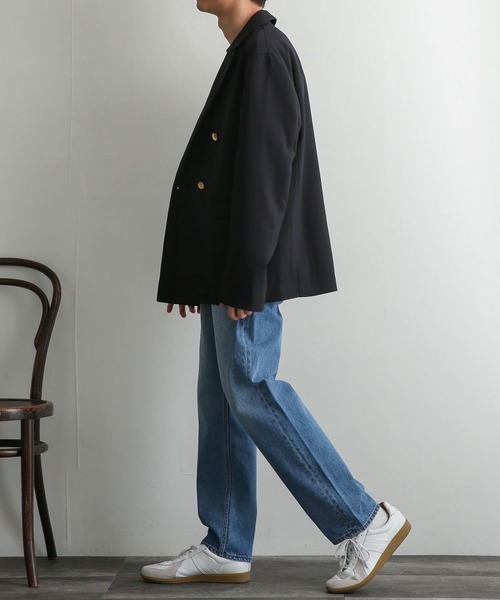 SENSE OF PLACE by URBAN RESEARCH（センスオブプレイスバイアーバンリサーチ）の「デニムテーパードパンツ（デニムパンツ・メンズ・インディゴブルー/ライトインディゴブルー・MEDIUM/LARGE）」の8枚目の写真