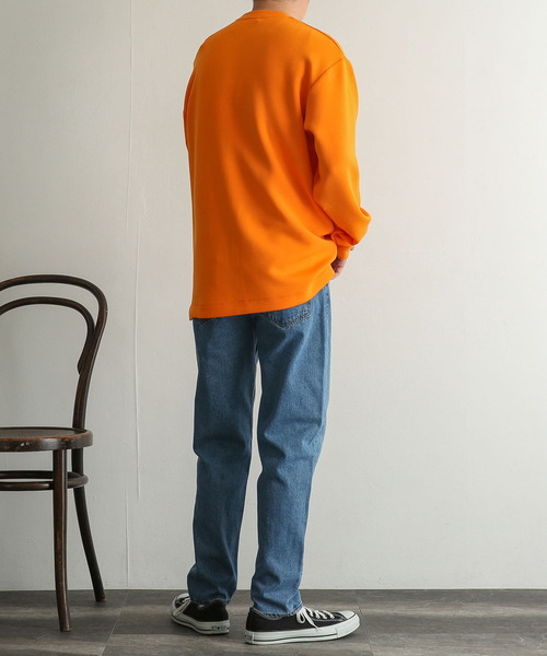 SENSE OF PLACE by URBAN RESEARCH（センスオブプレイスバイアーバンリサーチ）の「デニムテーパードパンツ（デニムパンツ・メンズ・インディゴブルー/ライトインディゴブルー・MEDIUM/LARGE）」の3枚目の写真